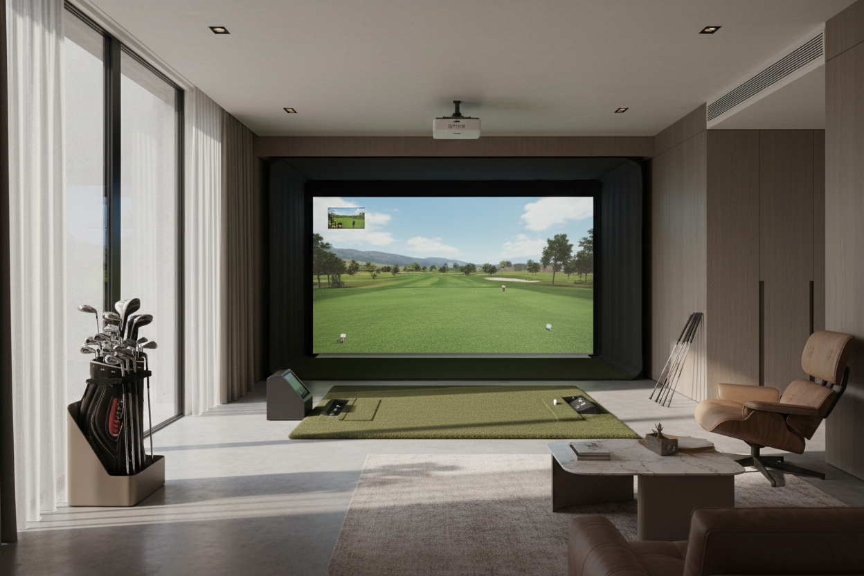 Slideshow 1 - Luxury Indoor Golf Room